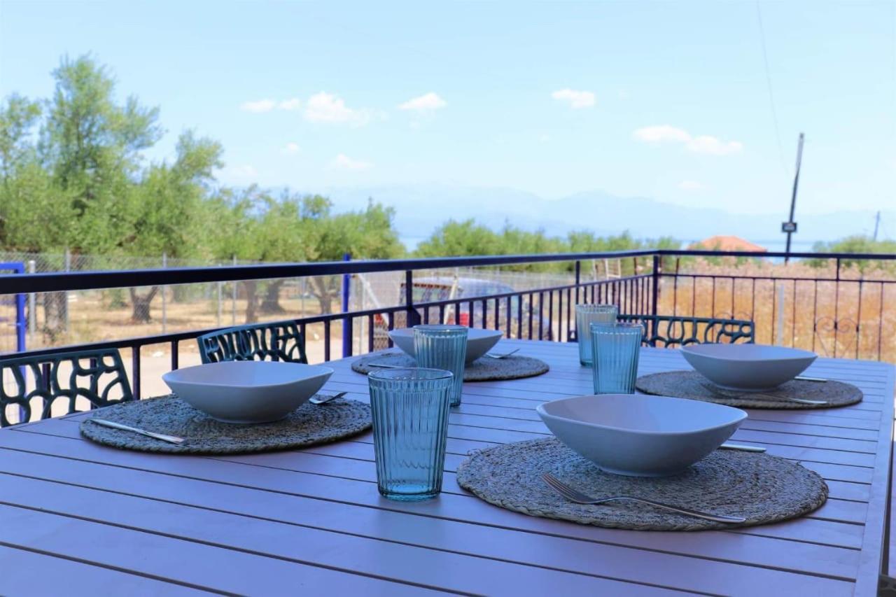 Villa Blue Cocoon - Chrani Messinia Peloponnese- Sea View 800 M From Beach Exteriör bild