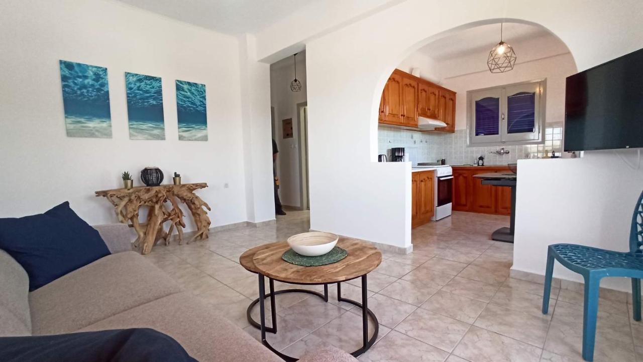 Villa Blue Cocoon - Chrani Messinia Peloponnese- Sea View 800 M From Beach Exteriör bild