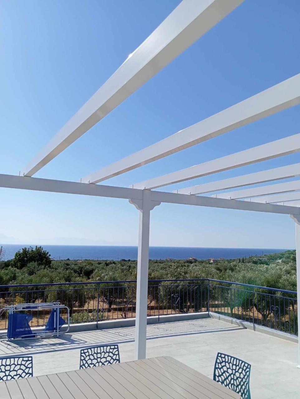 Villa Blue Cocoon - Chrani Messinia Peloponnese- Sea View 800 M From Beach Exteriör bild