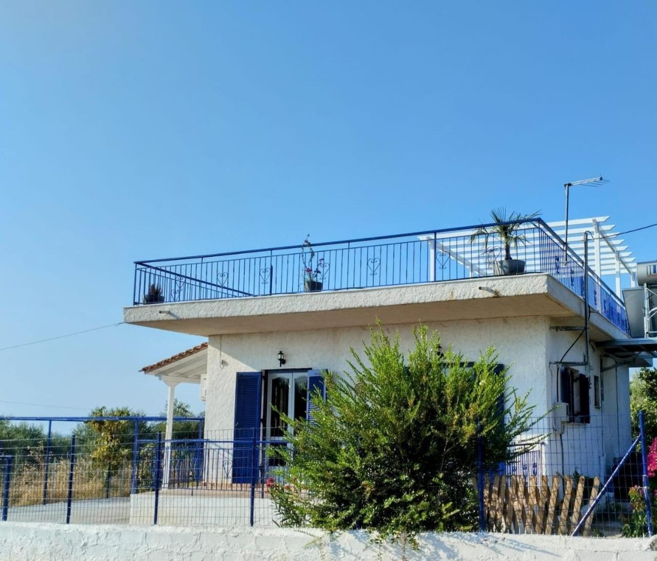 Villa Blue Cocoon - Chrani Messinia Peloponnese- Sea View 800 M From Beach Exteriör bild